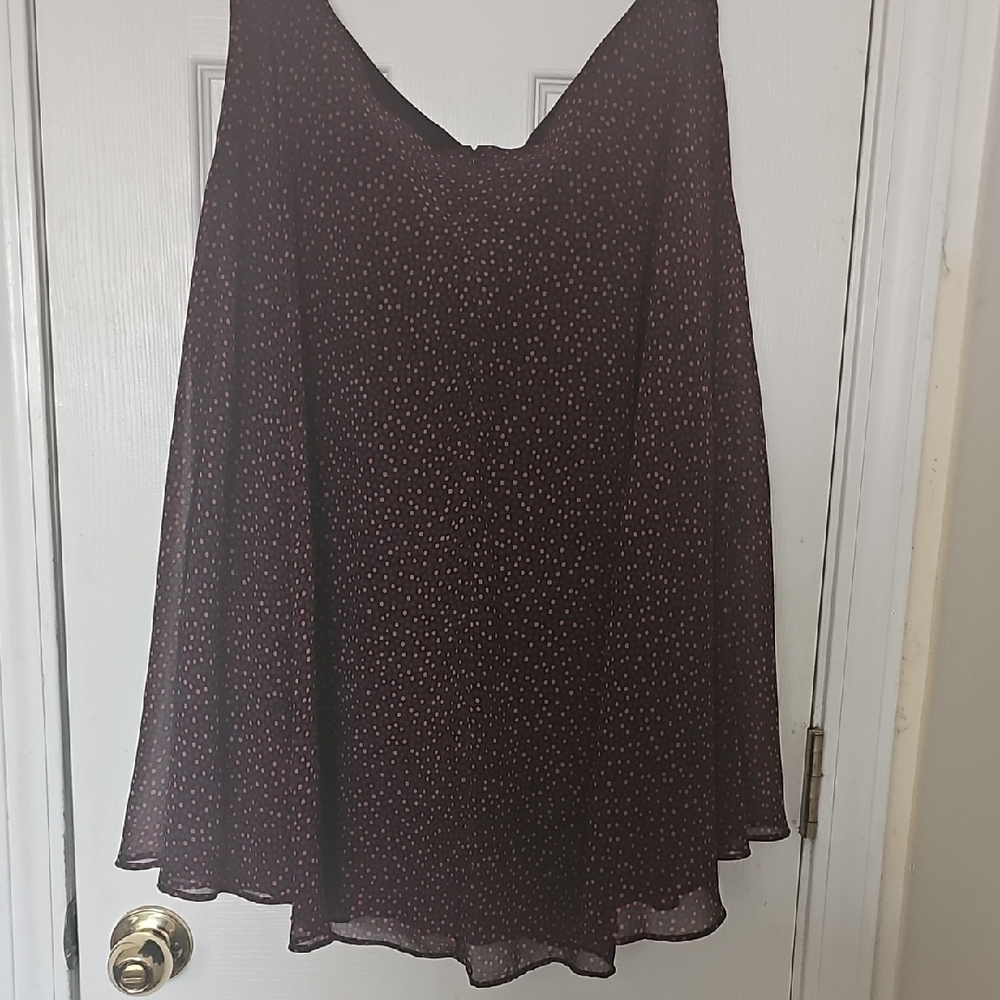 Elegant Black and Red Polka Dot Skirt